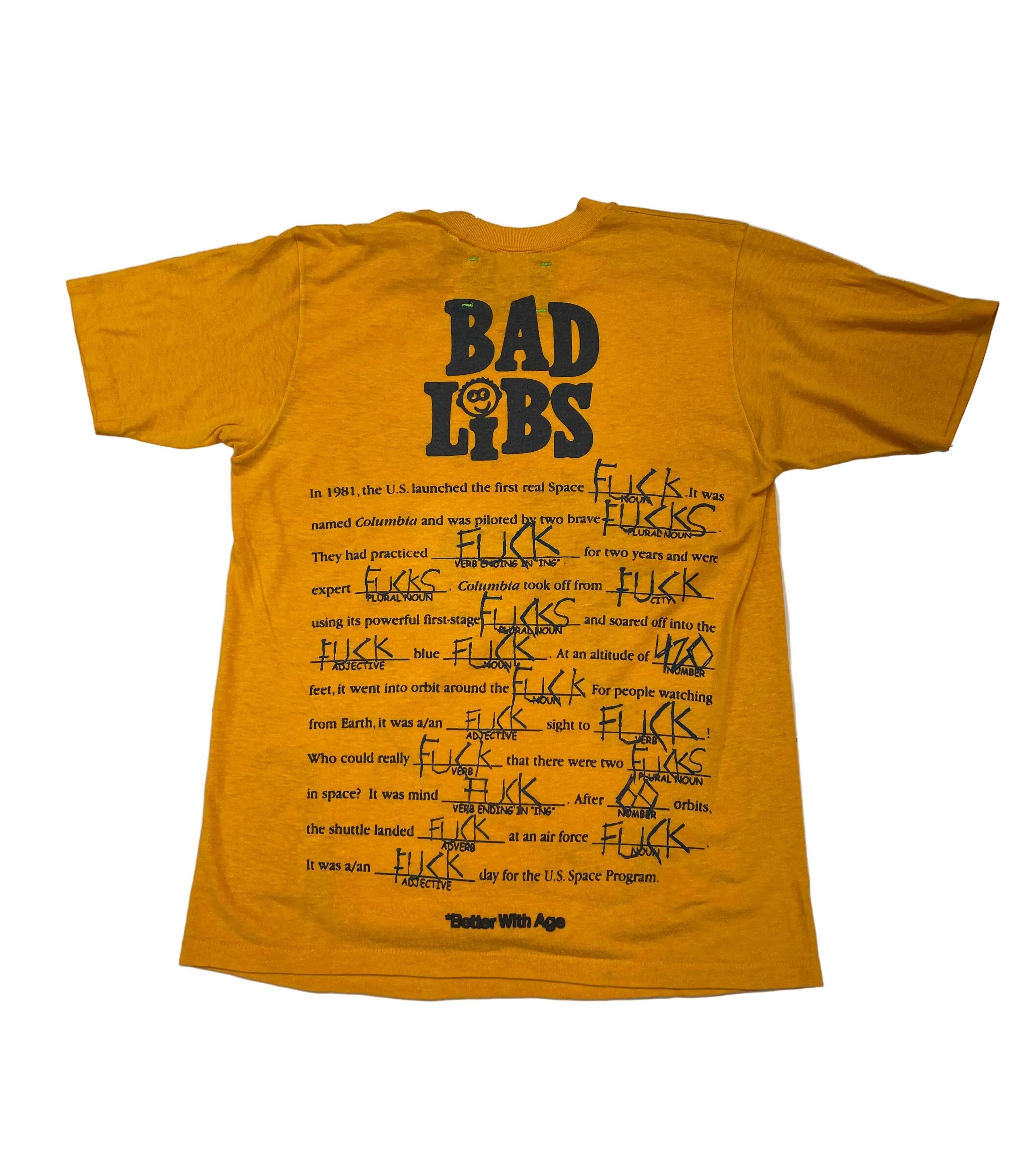 BWA STARDUST TEE (MUSTARD)