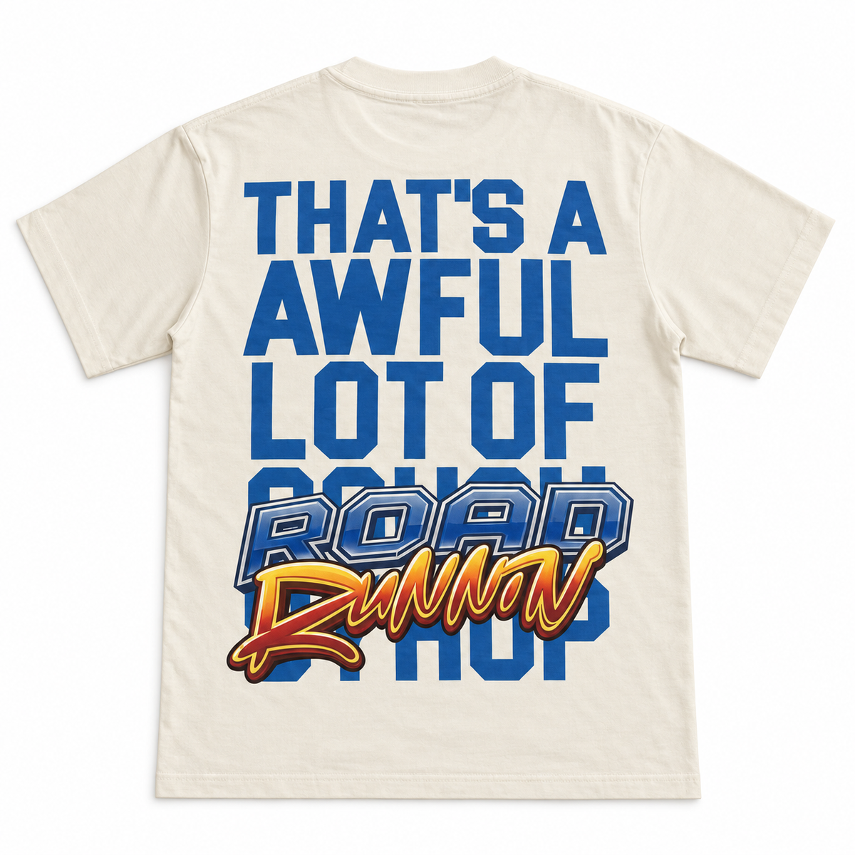 ALOCS ROADRUNNER COWBOY TEE 'WHITE'