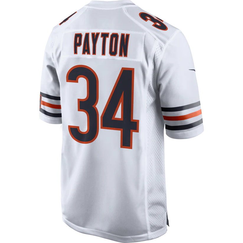 Walter Payton Chicago Bears Nike Men's White Road Game Jersey(kids)