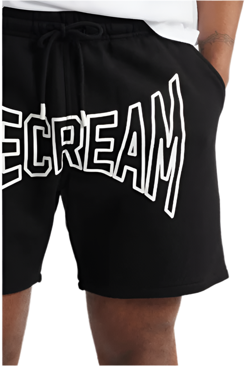 icecream  Shot Cotton French Terry Sweat Shorts