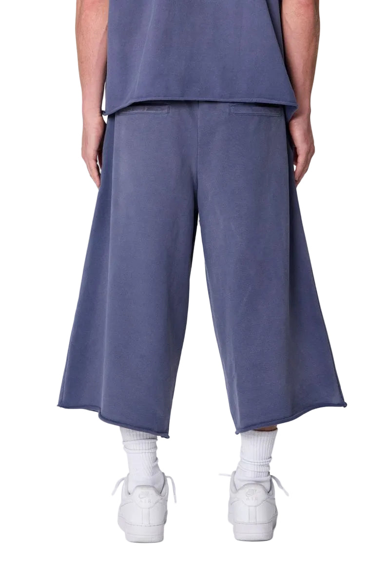 Extra Long Sweatshorts - Washed Navy
