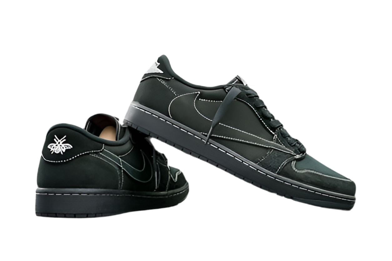 Jordan 1 Retro Low OG SP Travis Scott Black Phantom