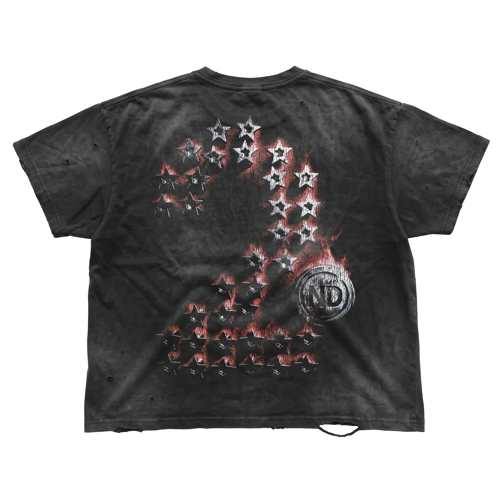 Nulli Nailed Tee Washed Black