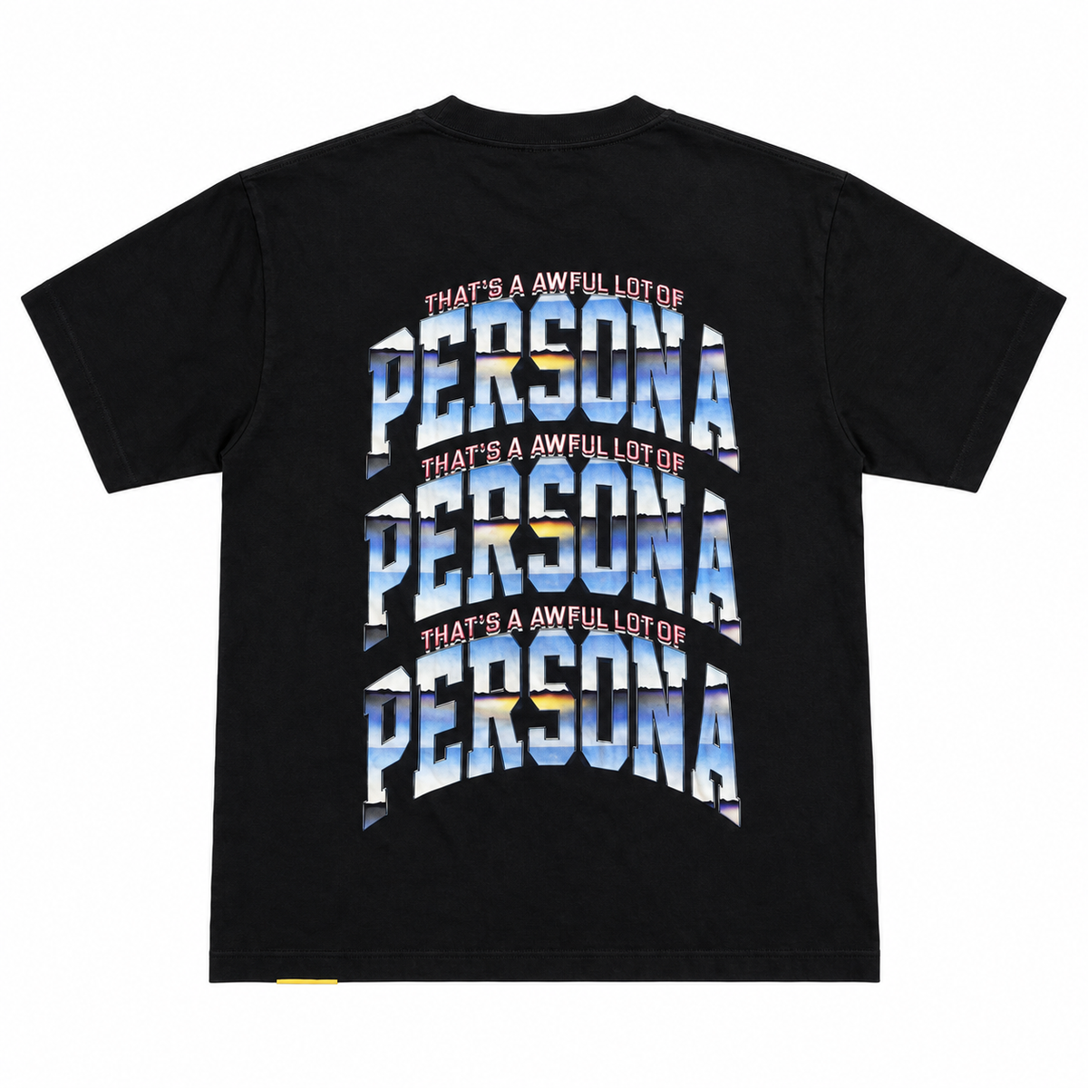 ALOCS PERSONA PINT PARADISE TEE 'BLACK'