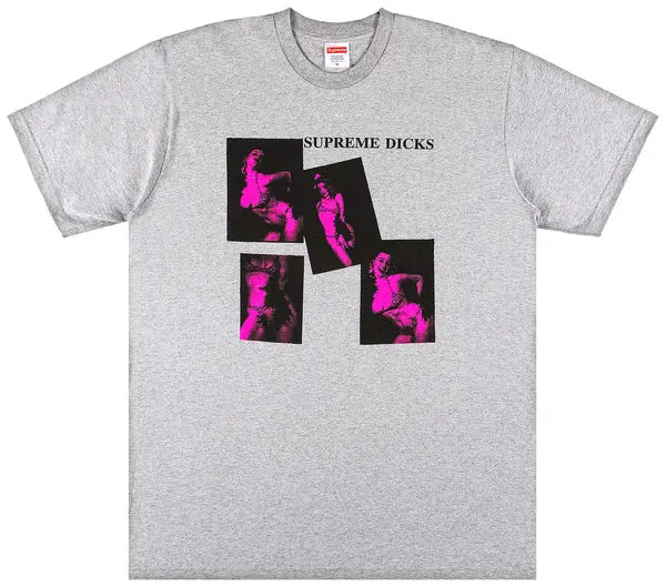 Supreme Dicks Tee 'Heather Grey'