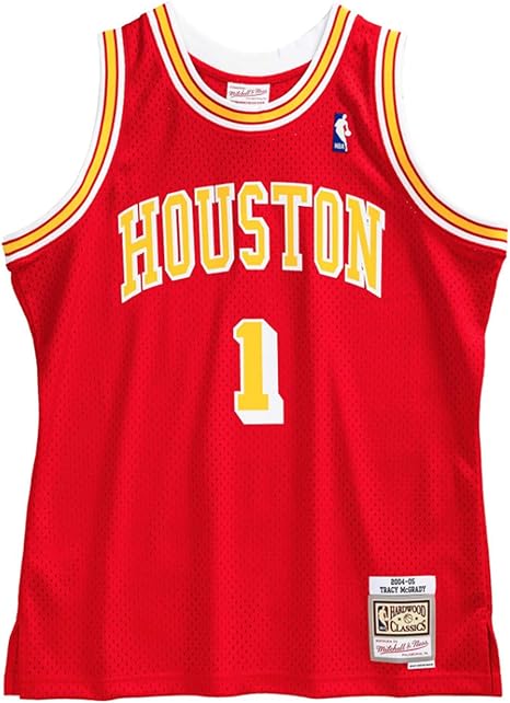 Mitchell & Ness Tracy McGrady Houston Rockets 2004-05 Men's Red Swingman Jersey