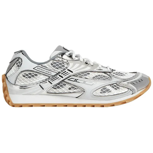Bottega Veneta Orbit Sneaker Silver/White
