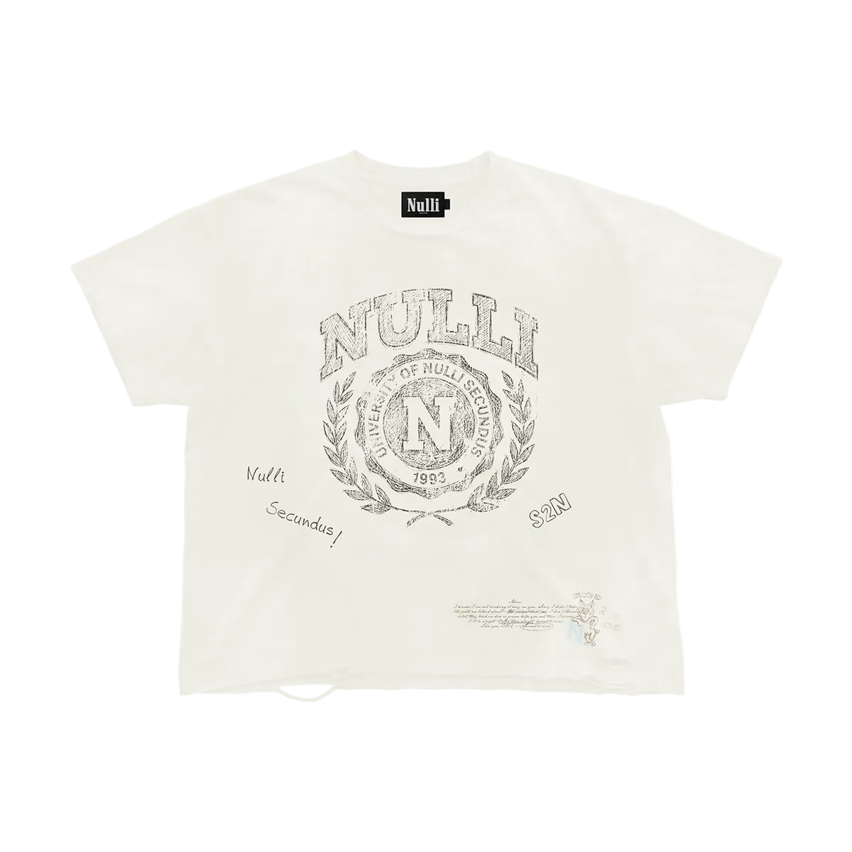 Nulli University Tee Cream