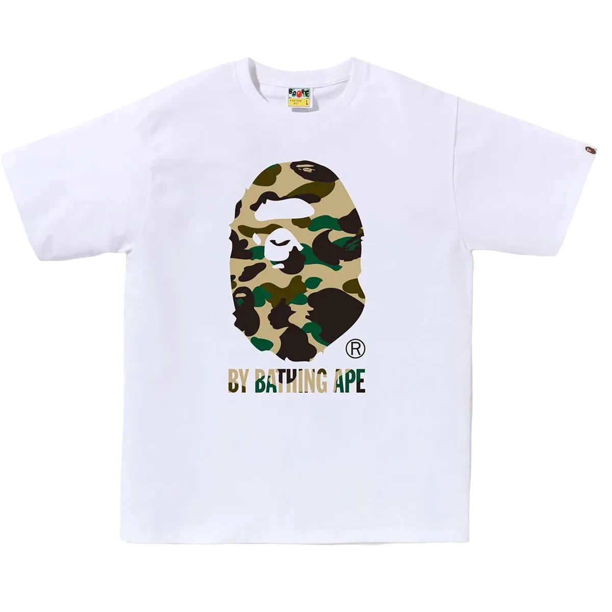 BAPE 1st Camo By Bathing Ape Tee 'White/Yellow'