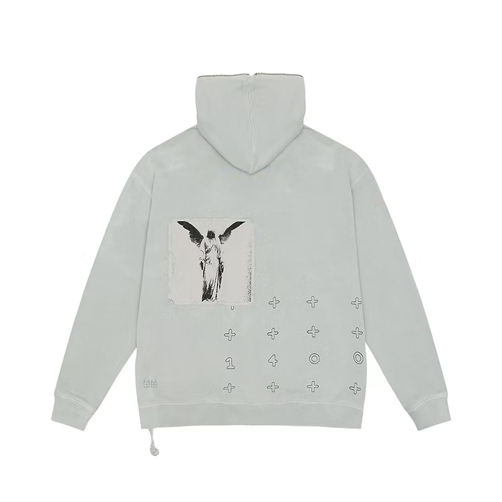 KSUBI LOVE TRIPP BIGGIE ZIP THRU HOODIE MOON | GRAY