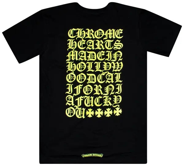 Chrome Hearts Glow In The Dark Pocket Tee 'Black'