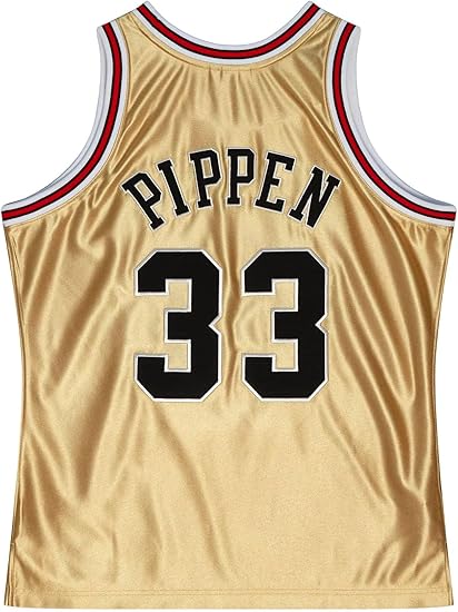 Mitchell & Ness NBA Chicago Bulls Scottie Pippen 1997 75th Anniversary Gold Jersey