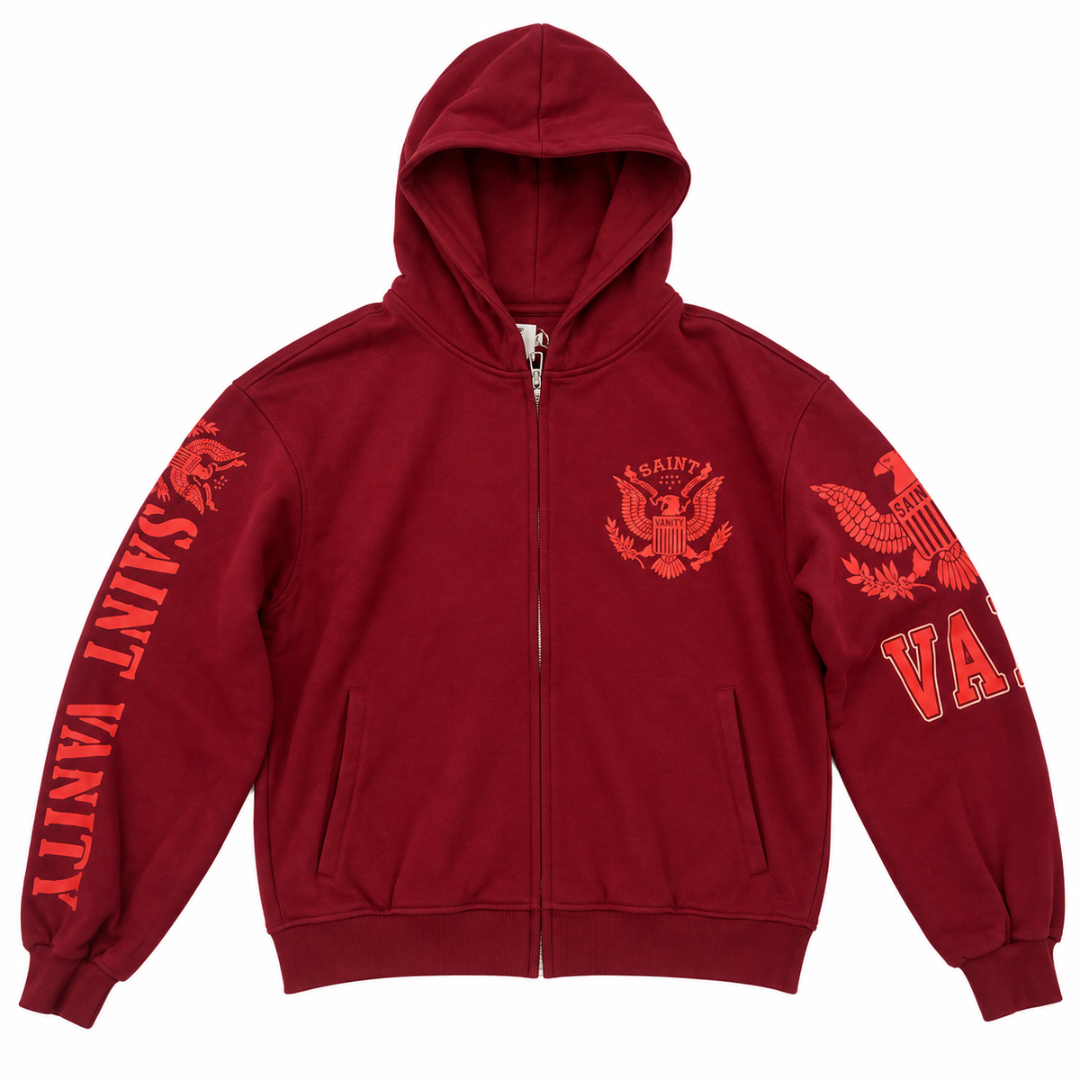 SAINT VANITY RED SV HONOR HOODIE
