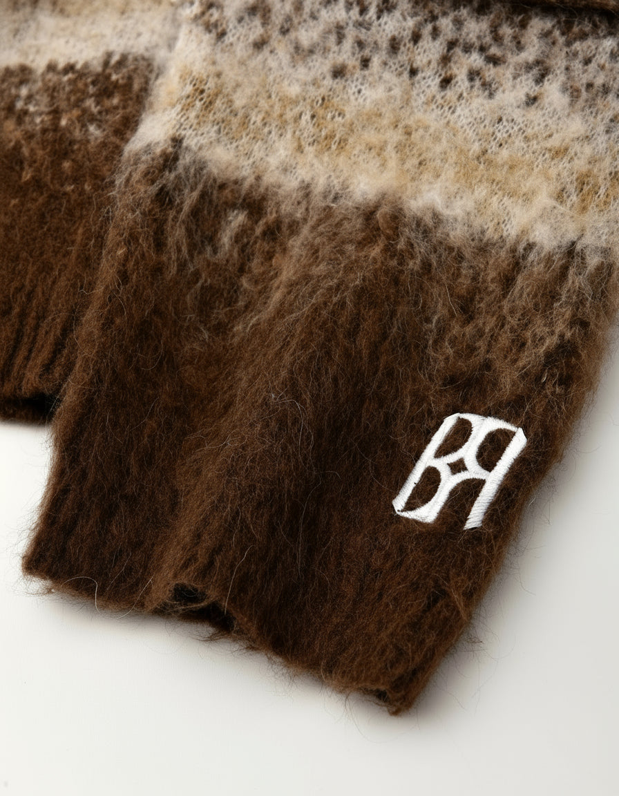 Rhinestone Encrusted Mohair Blend Sweater