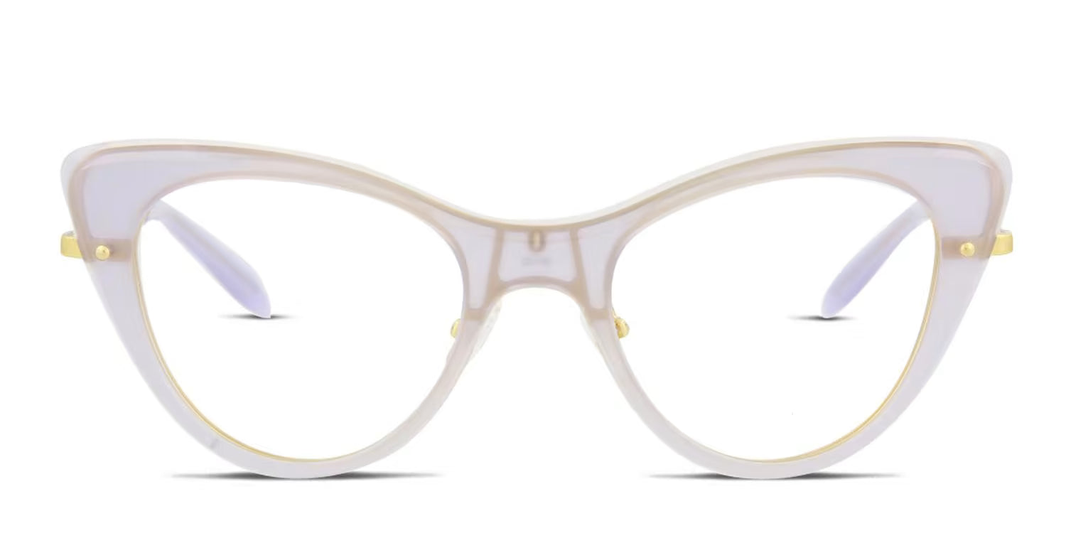 Alexander McQueen Cat-Eye Frame Purple/Clear