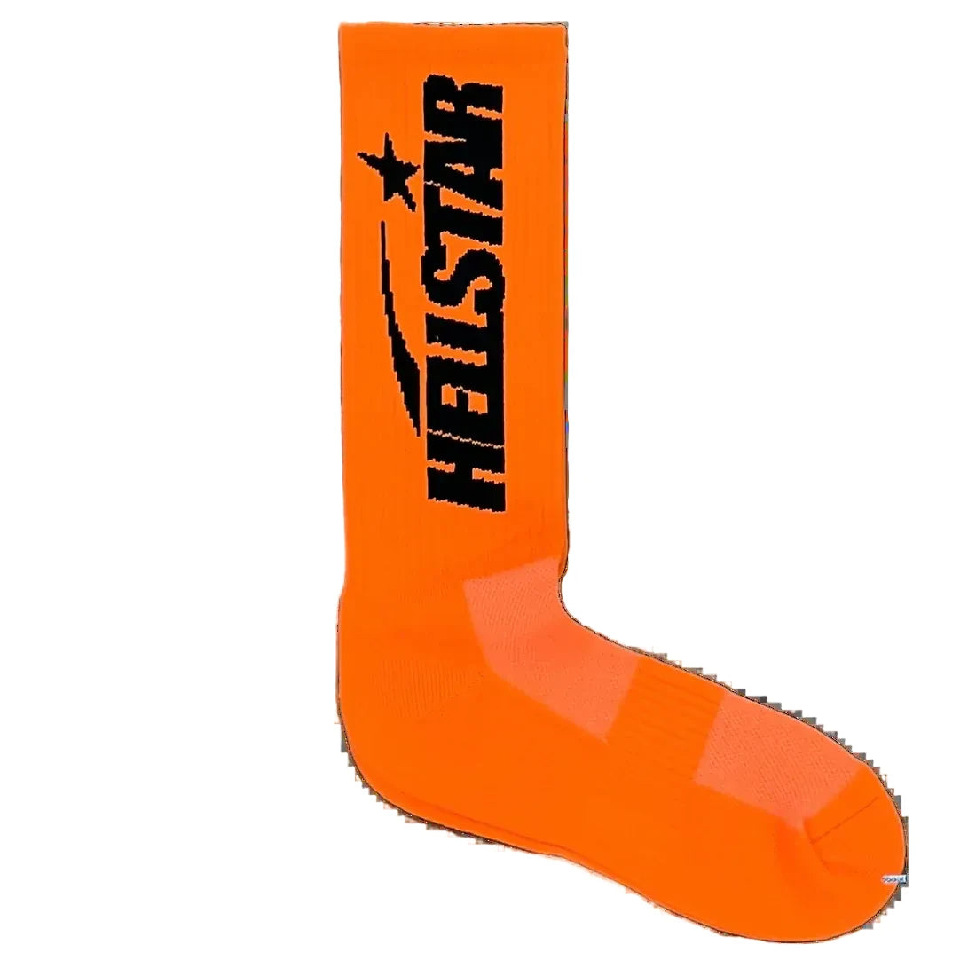 Hellstar Logo Socks Neon Orange