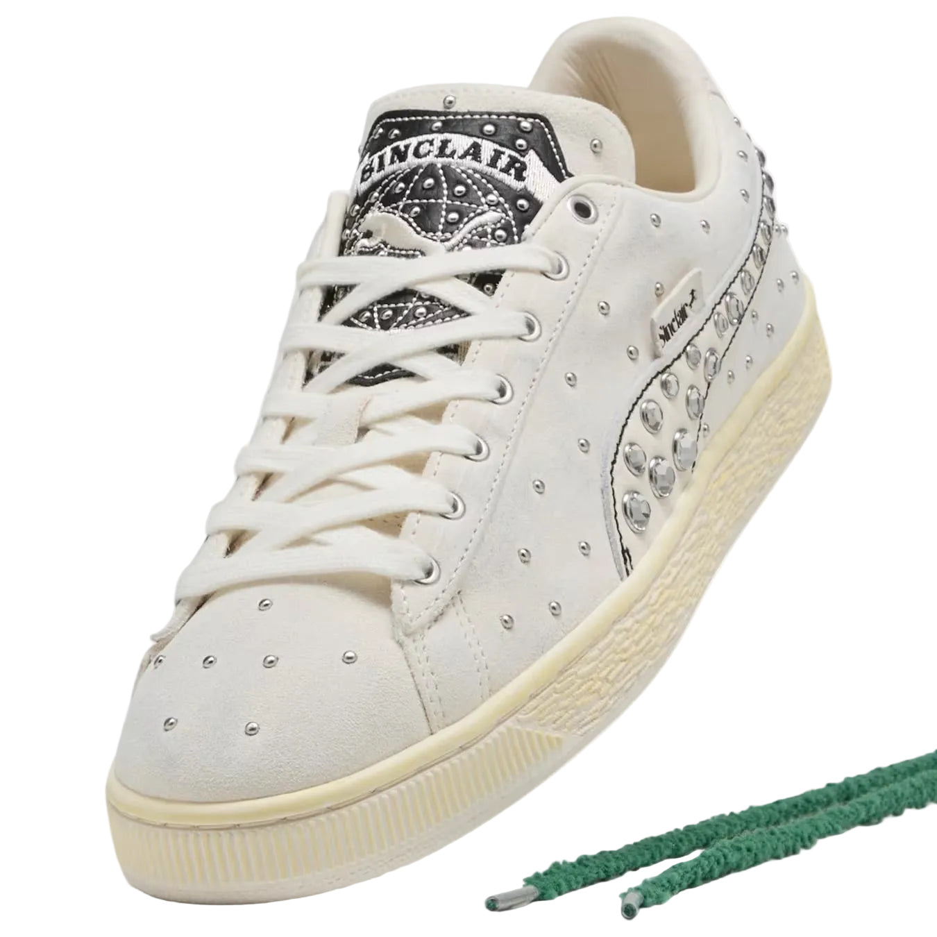 PUMA x SINCLAIR Suede Worn Sneakers 'Warm White'