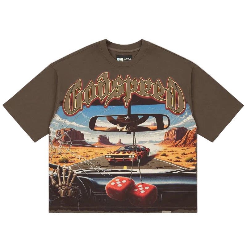 Godspeed “On The Run II” Brown Tee