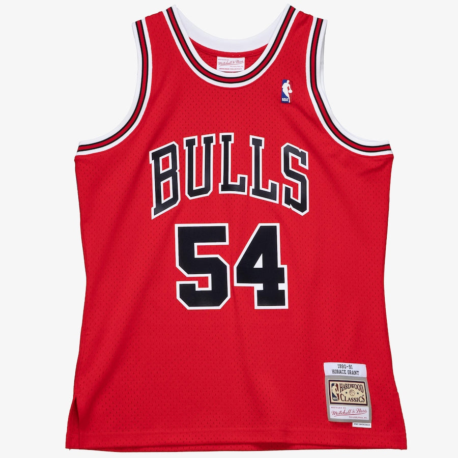 Men's Horace Grant Red Chicago Bulls 1990/91 Hardwood Classics Swingman Player Jersey