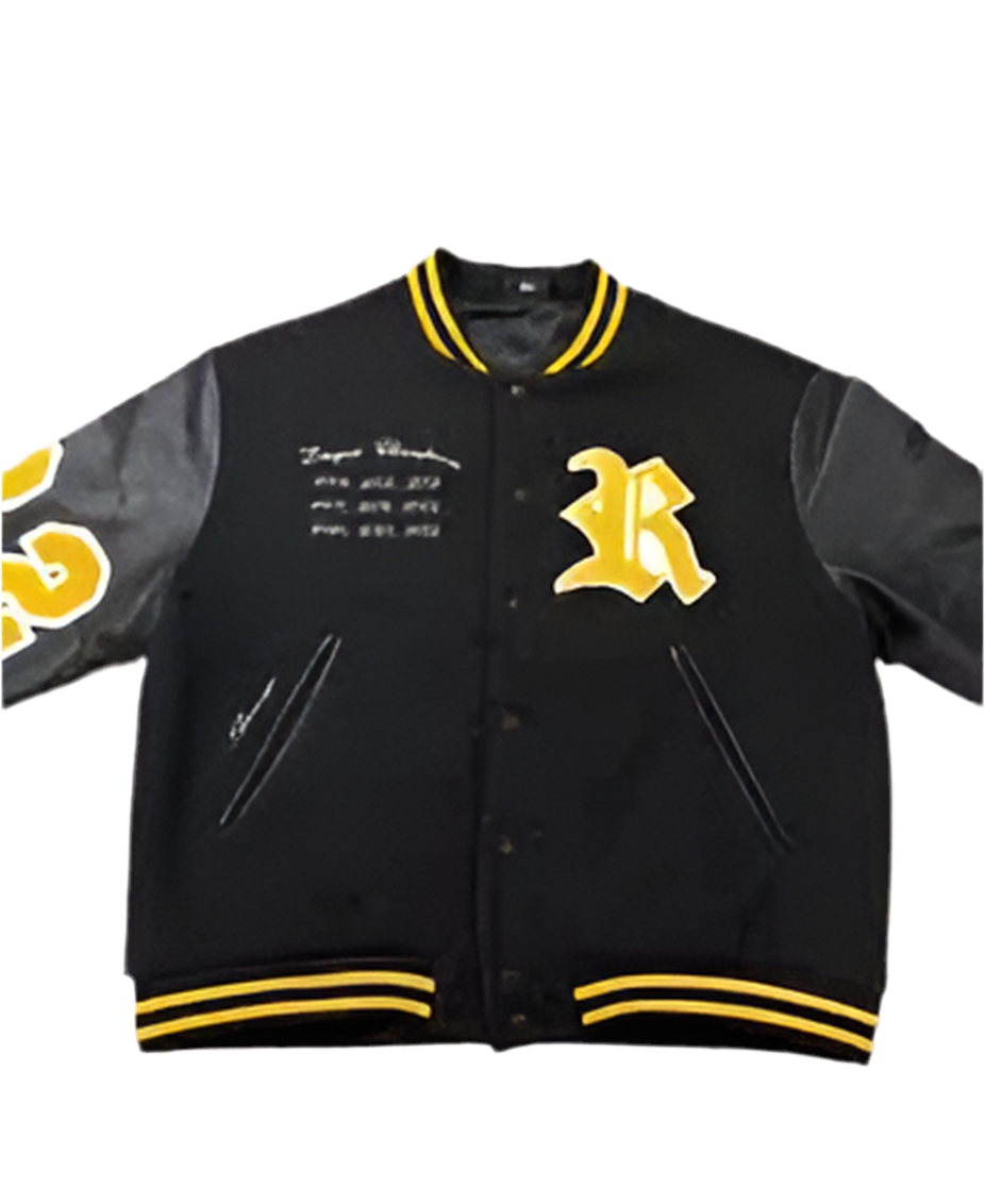 Revenge Men's Black and Yellow Jacket