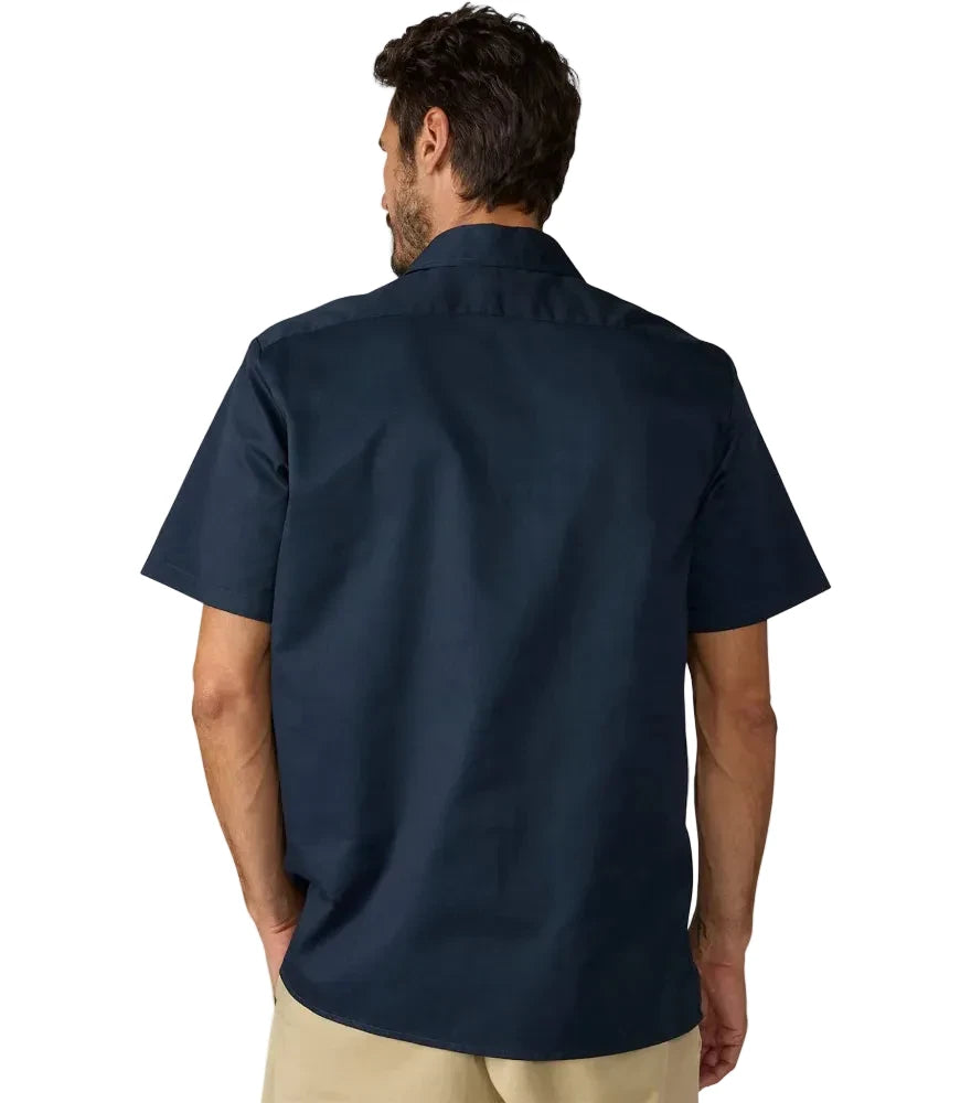 DICKIES 1/4 Zip Work Shirt (dark Navy)
