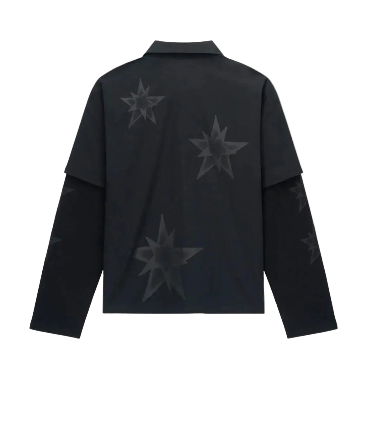 Erik Shirt With Contrast
Sleeves | Black Cross Star