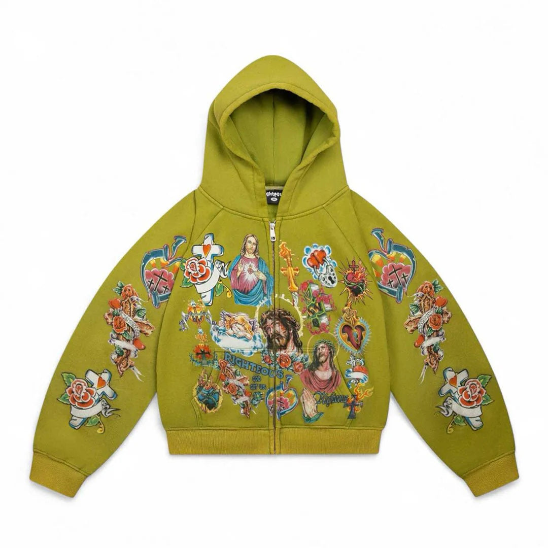 Risen King Jogging Suit (Moss)