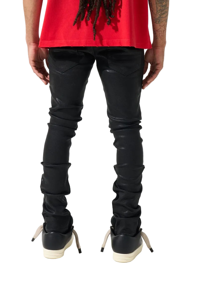 Serenede "Onyx" Polished Skinny Jeans