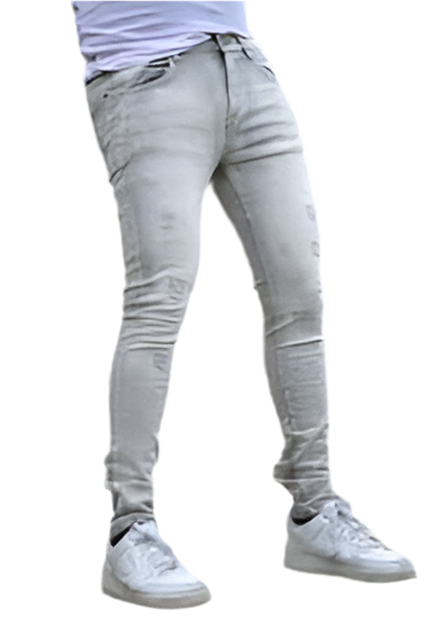 PREMIUM DISASTER SUPER STRETCH DENIM - SLIM FIT - BANANA GREY (DZTR-288)