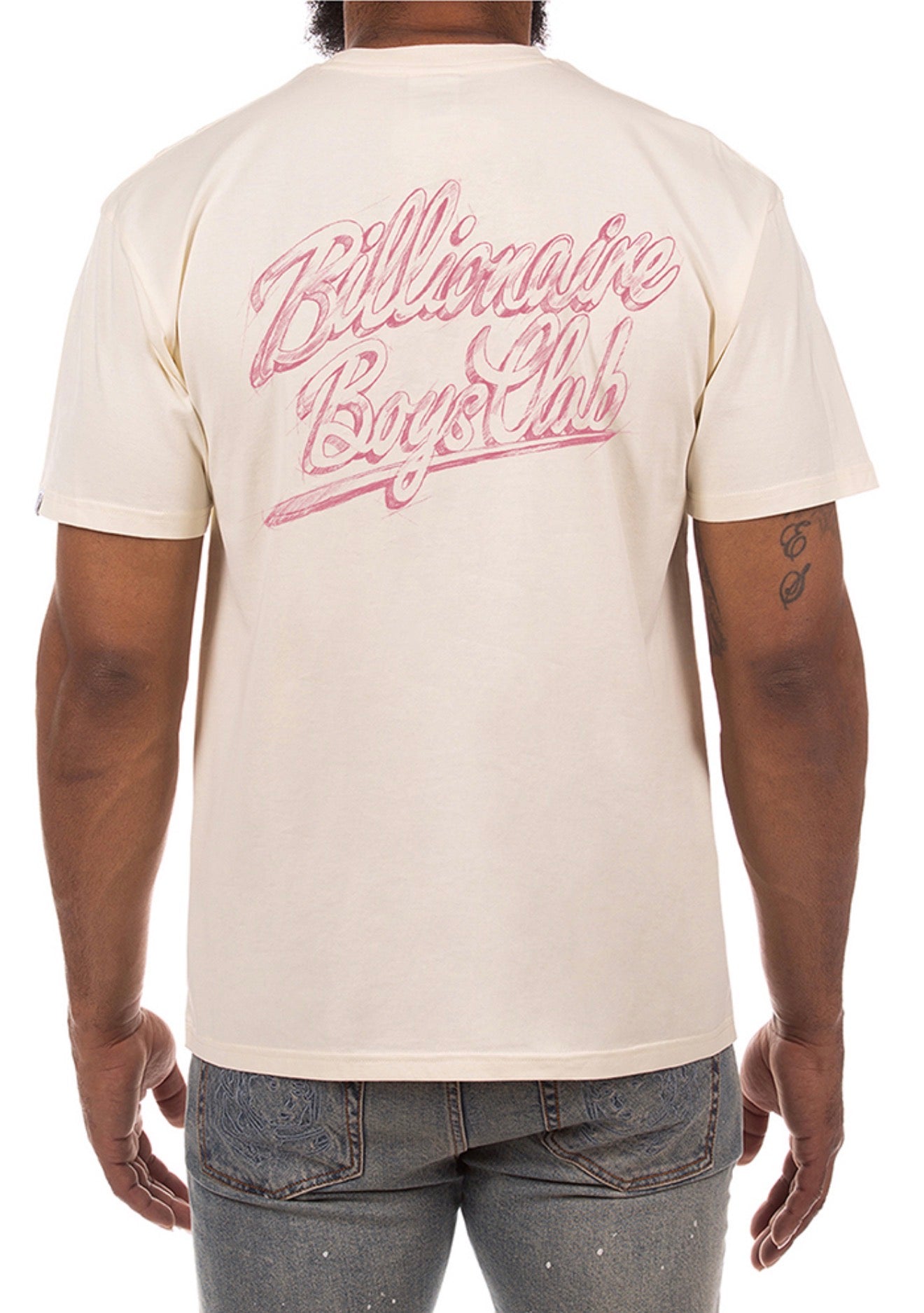 Billionaire Boys Club BB Helmet Sketch SS Tee 'ECRU'