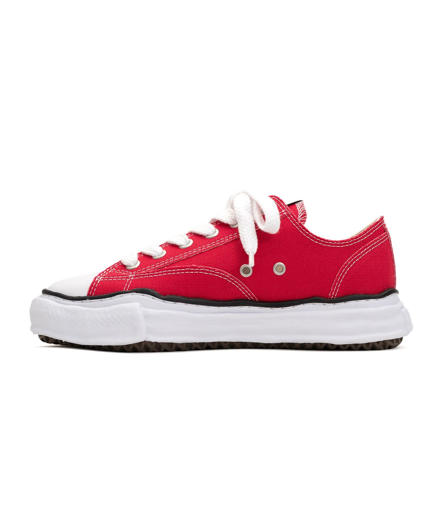 "PETERSON" OG Sole Canvas Low-top Sneaker - RED