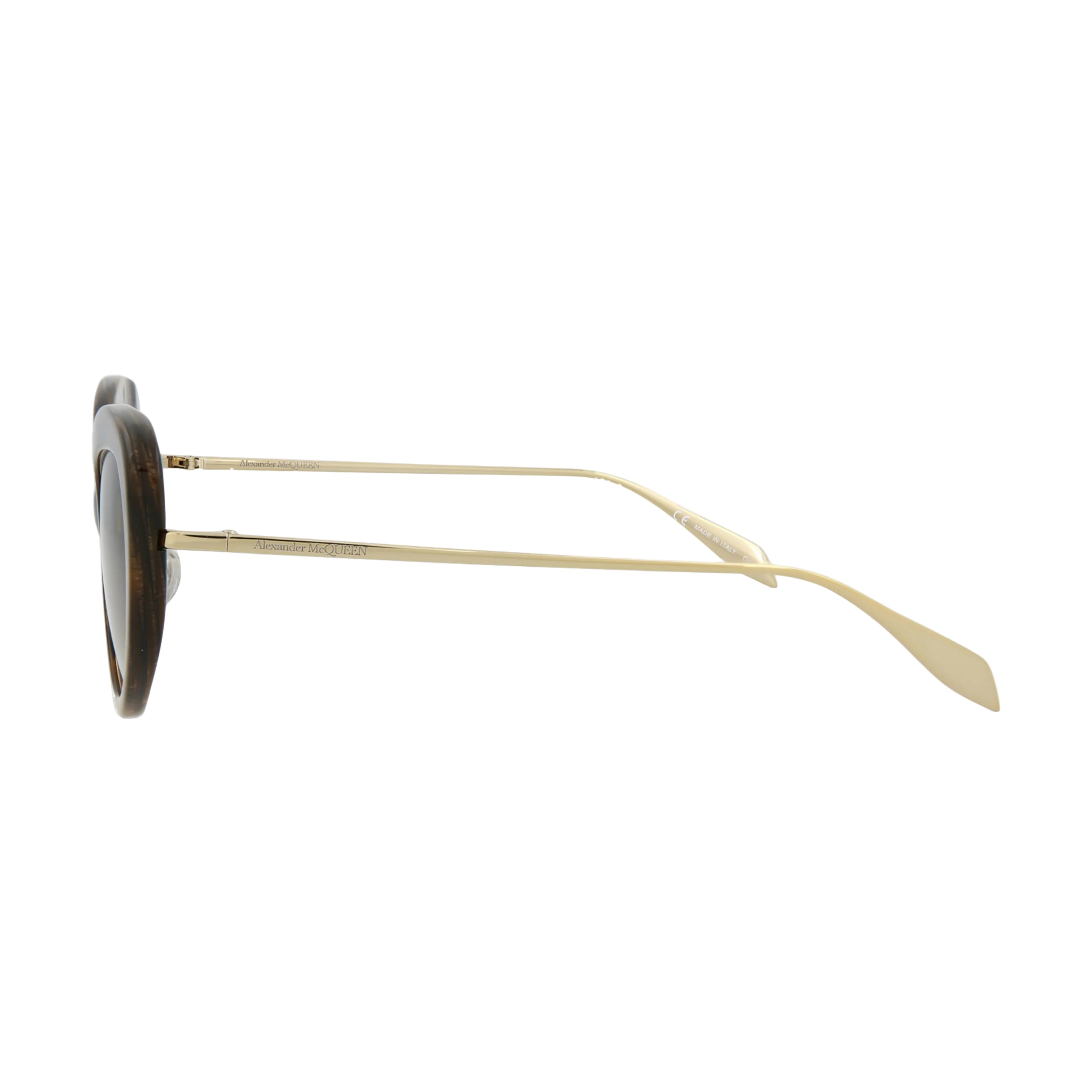 Alexander Mcqueen Cat Eye Acetate & Metal 53 mm Ladies Sunglasses