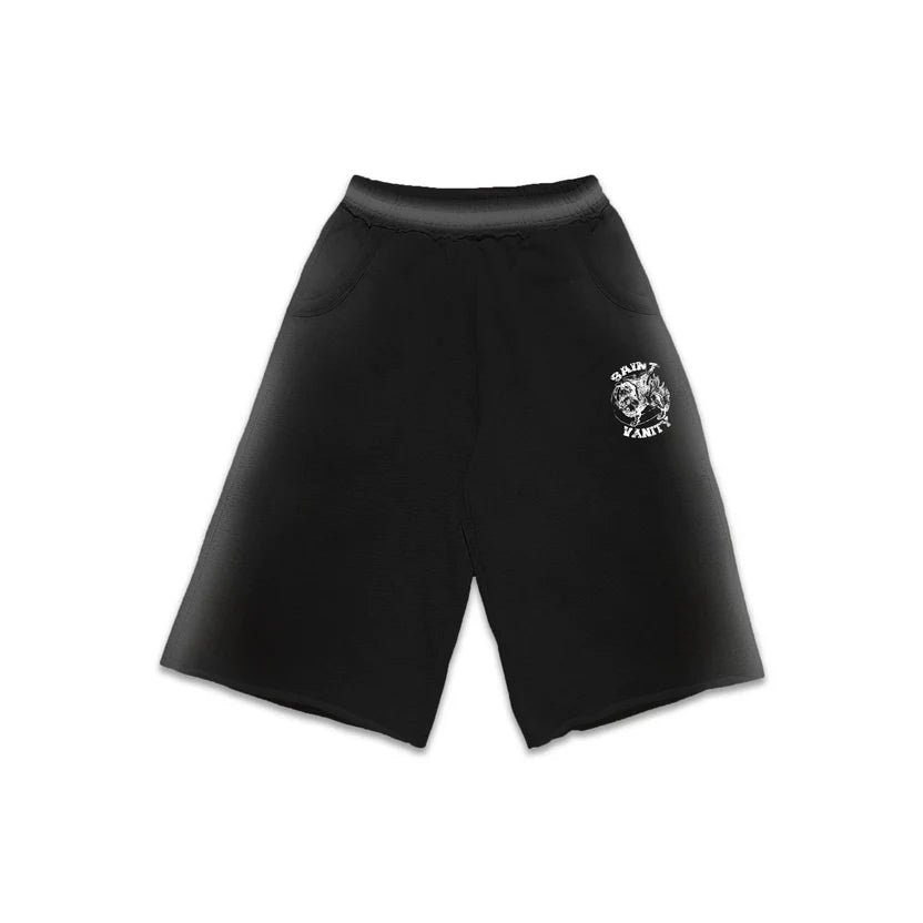 SAINT VANITY BLACK ASH LONGSHORTS