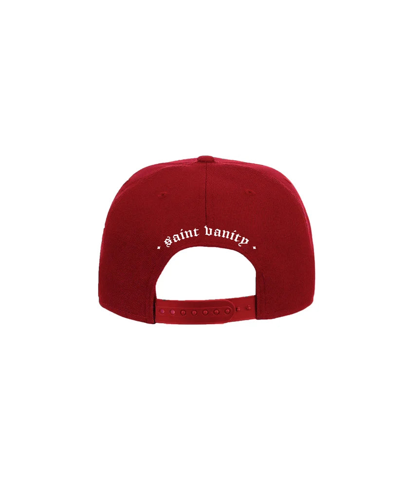 SAINT VANITY Two Tone Red Griffin Snapback