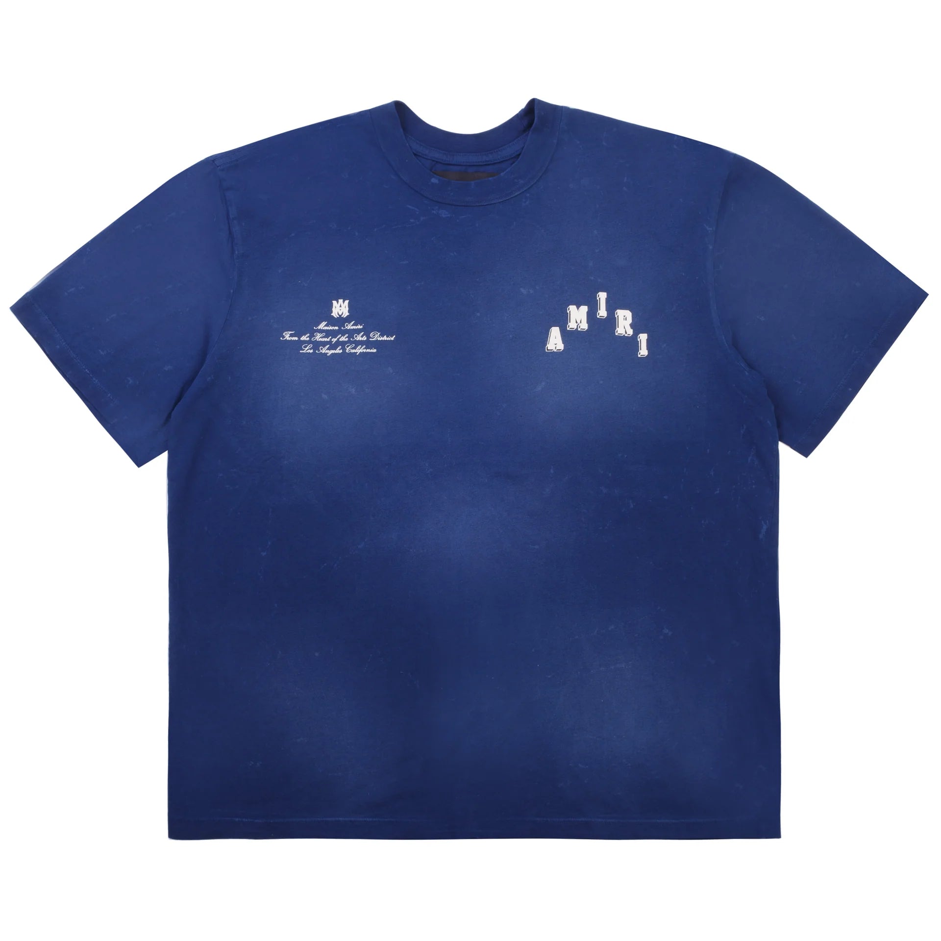 Amiri Vintage Collegiate Tee 'Blue'