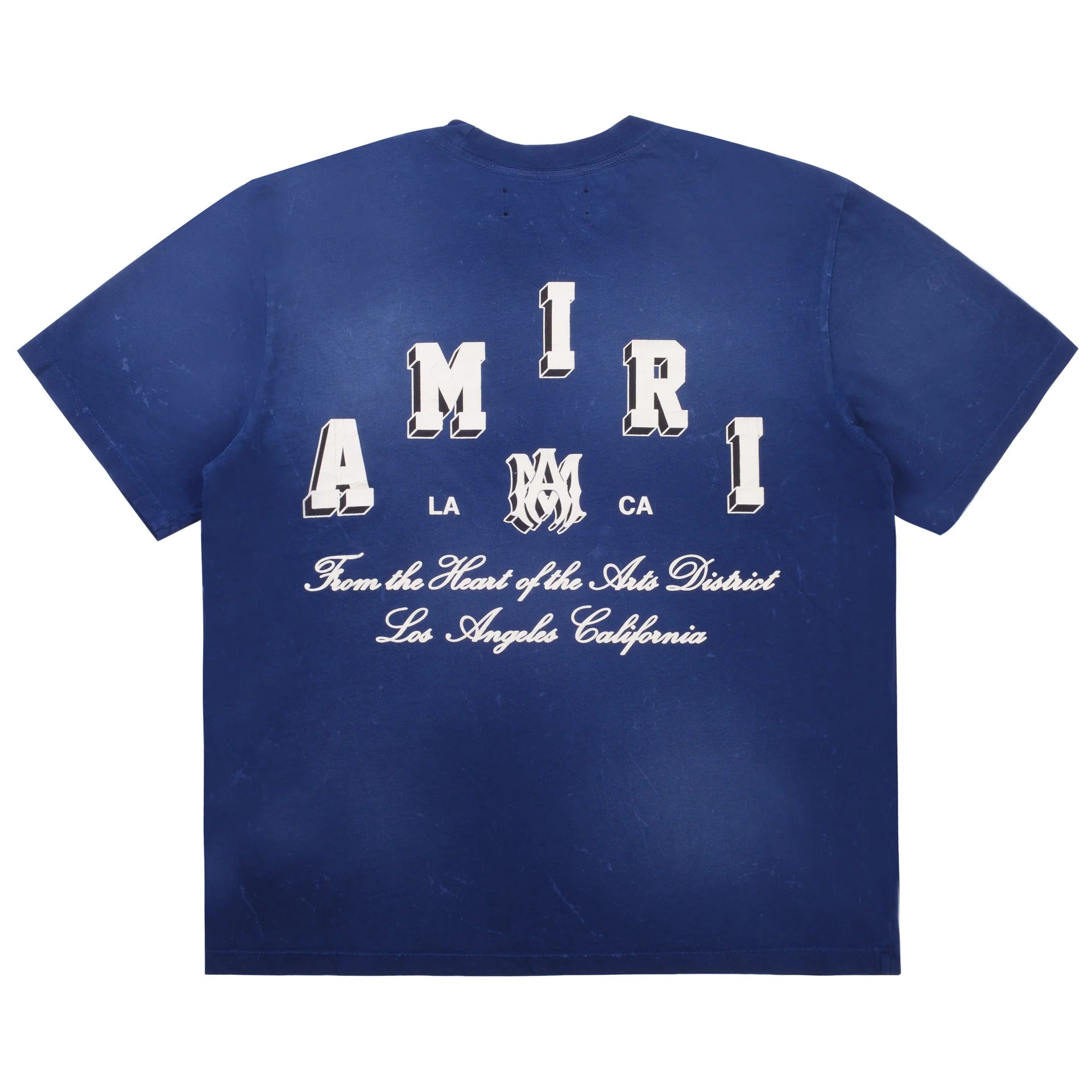 Amiri Vintage Collegiate Tee 'Blue'