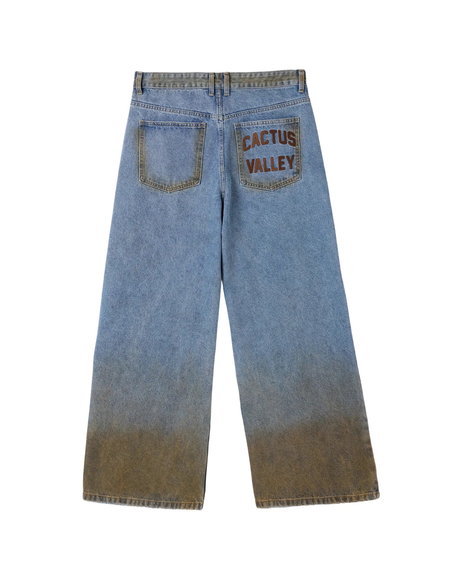 STUDDED RUST DENIM
