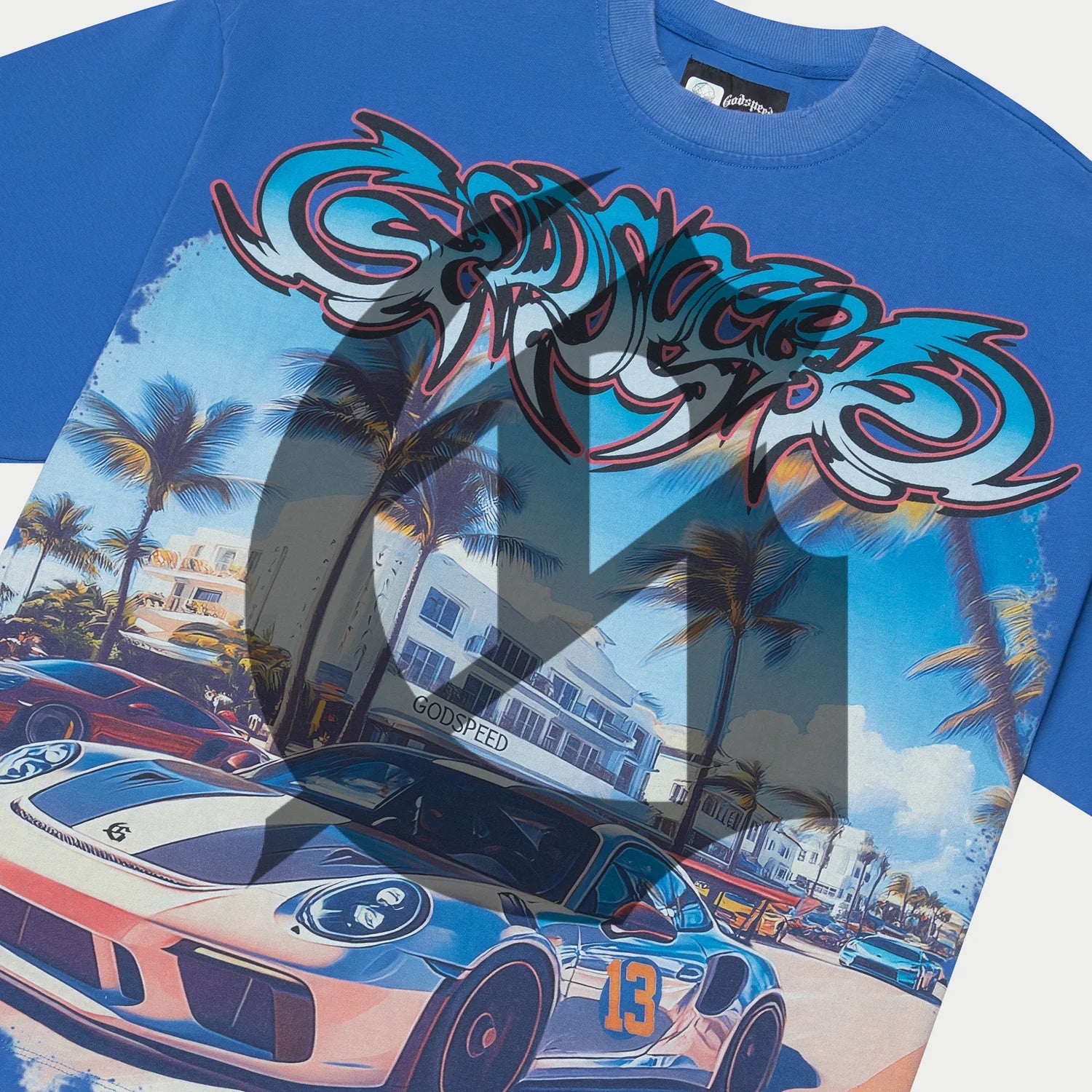 Car Meet Miami (Blue Wash)