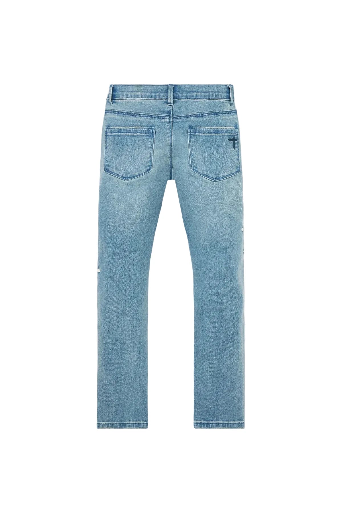 KIDS BENSON SKINNY JEAN | COASTAL DRIFT CROSS PATCH