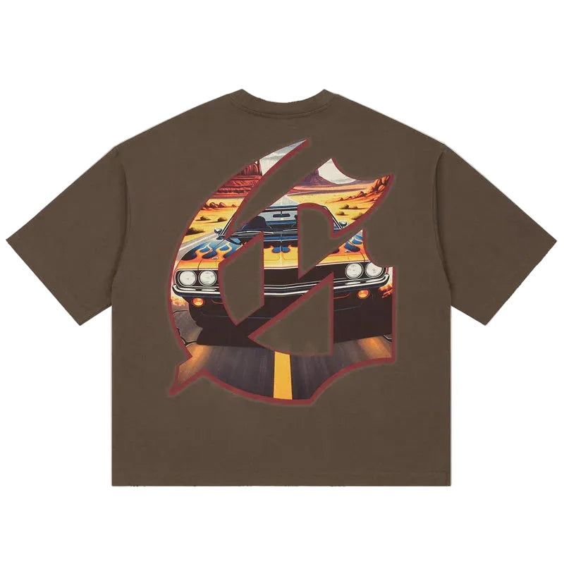 Godspeed “On The Run II” Brown Tee