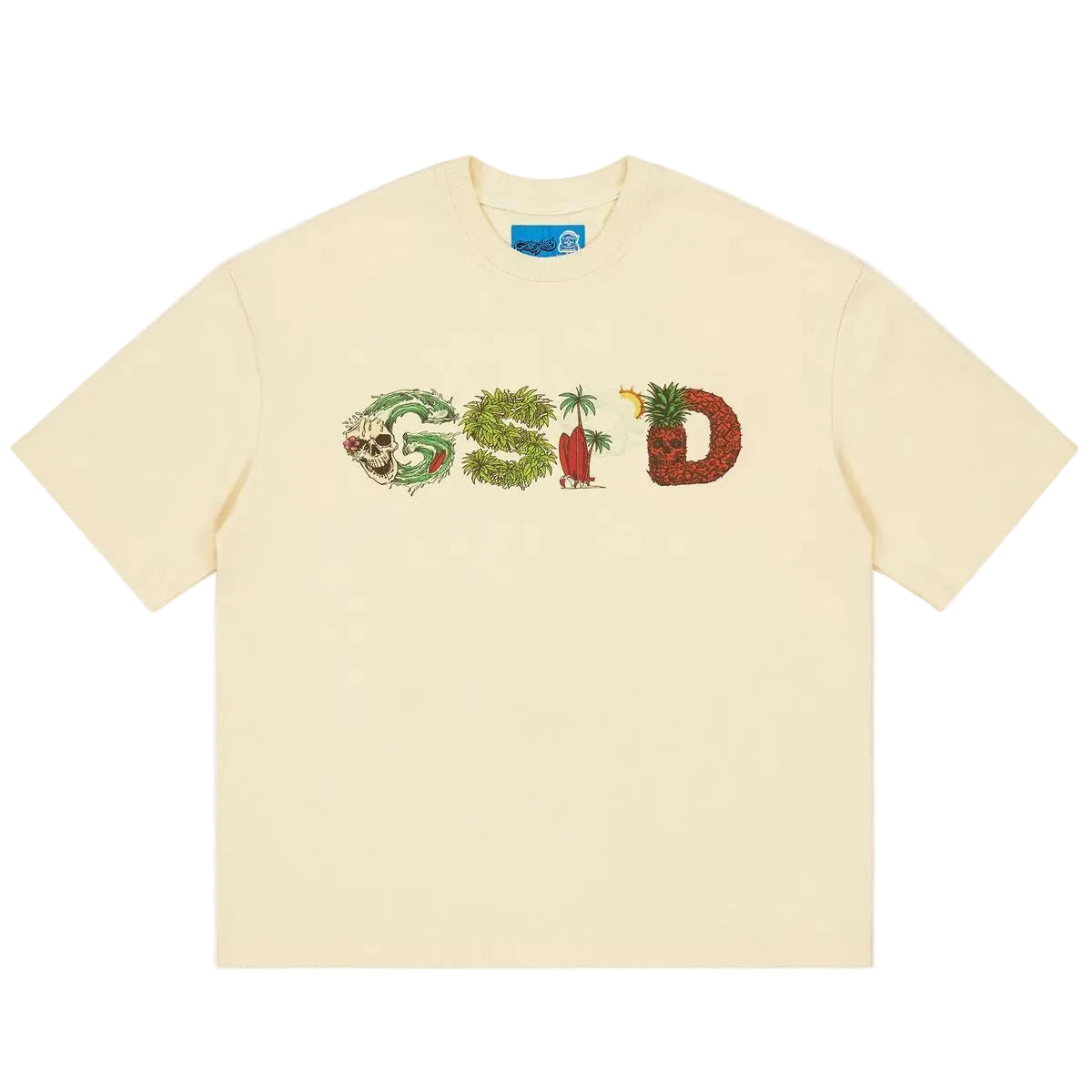 SURFS UP T SHIRT (bone)