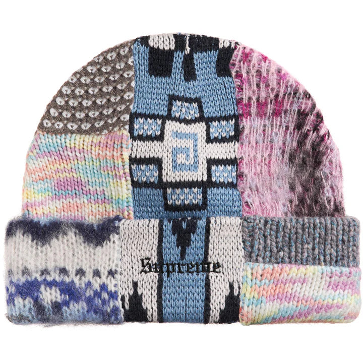 PATCHWORK BEANIE 'LIGHT BLUE' SS26