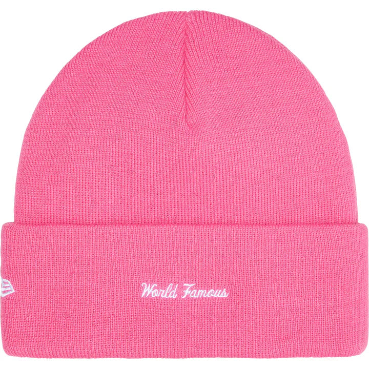 Supreme x New Era Box Logo Beanie (FW25) MAGENTA