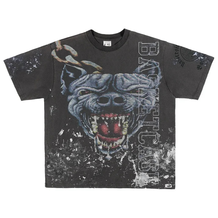 Basketcase Gallery Bulldog V2 T-Shirt Vintage Black