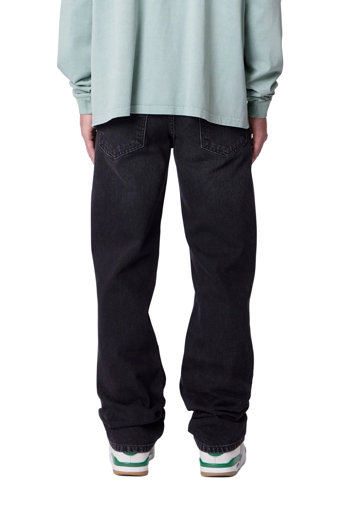 BOOTCUT DENIM STONE WASH BLACK