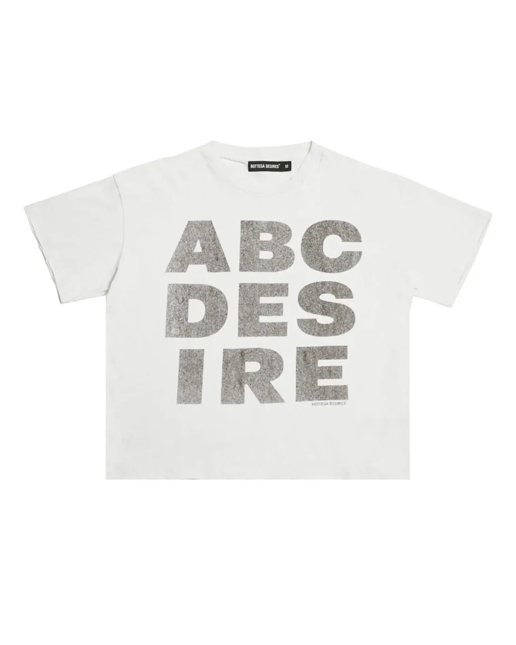 Bottega Desires ABC Desires Tee White