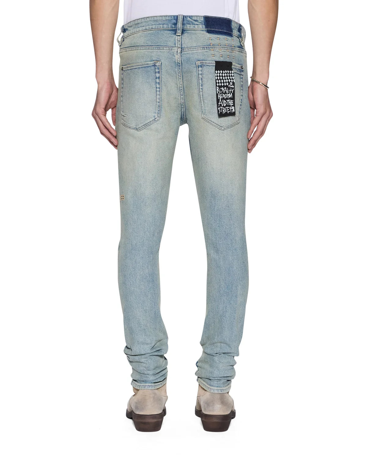 Van Winkle Astral Grid Skinny Jeans