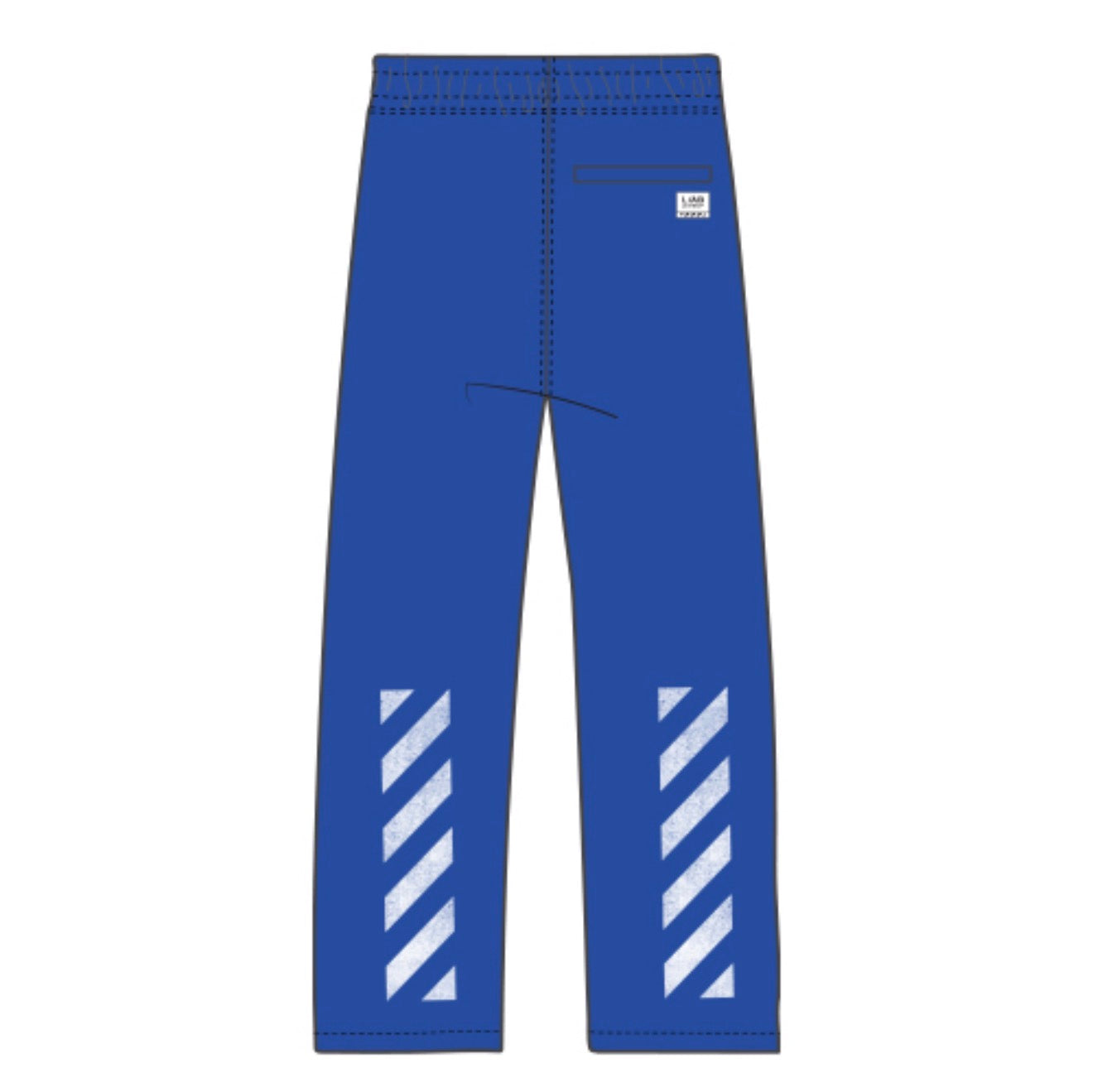 DIAGONAL JOGGER PANTS 'MARINE'