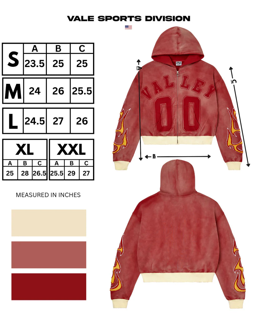 CHIMERA ZIP UP [RED]