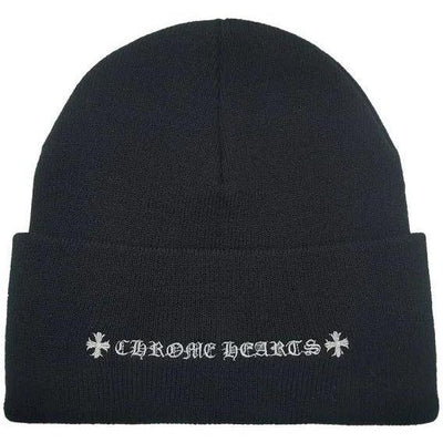 Chrome Hearts logo-embroidered beanie hat